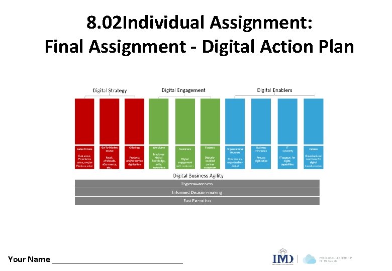 8. 02 Individual Assignment: Final Assignment - Digital Action Plan Your Name _______________ 