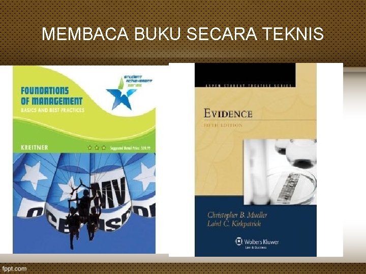 MEMBACA BUKU SECARA TEKNIS 