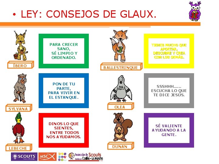  • LEY: CONSEJOS DE GLAUX. PARA CRECER SANO, SÉ LIMPIO Y ORDENADO. ÍBERO