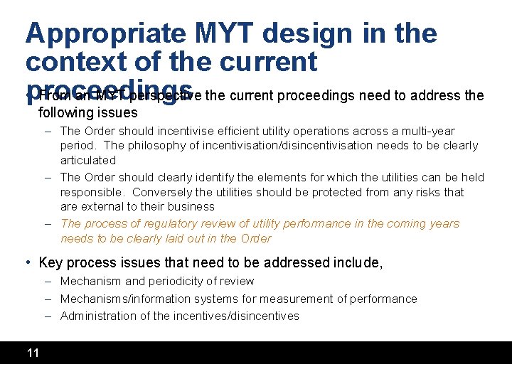 Appropriate MYT design in the context of the current • proceedings From an MYT Appropriate MYT design in the context of the current • proceedings From an MYT