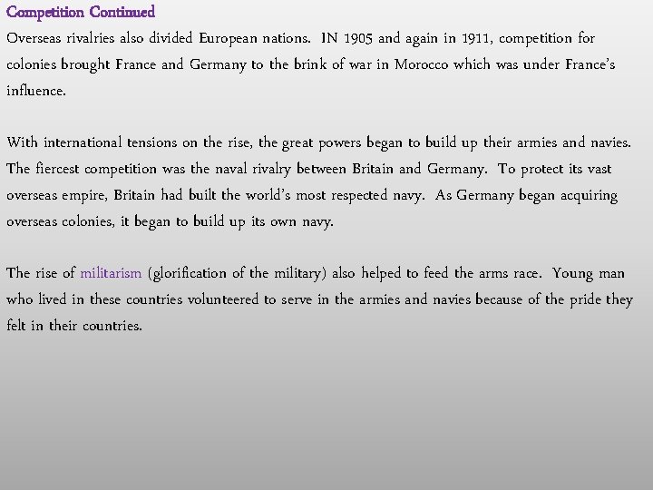 Chapter 14 World War I and the Russian