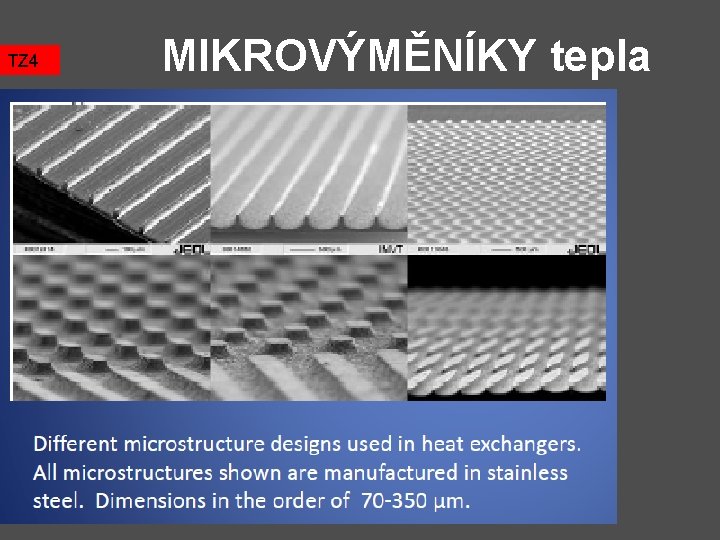 TZ 4 MIKROVÝMĚNÍKY tepla 