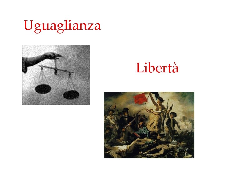 Uguaglianza Libertà Uguaglianza Libertà