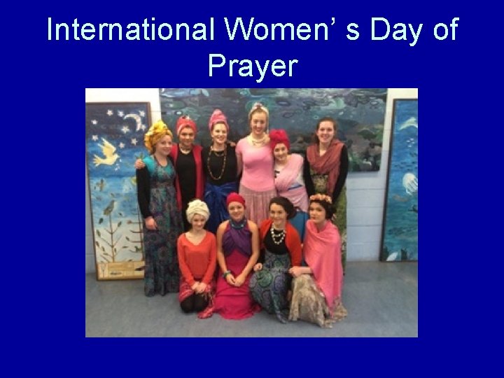 International Women’ s Day of Prayer 