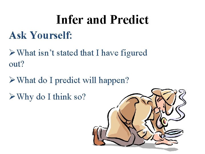 Competencies 1 Explains the specific ideas contained in