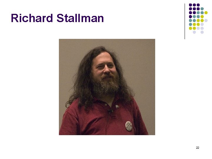 Richard Stallman 22 