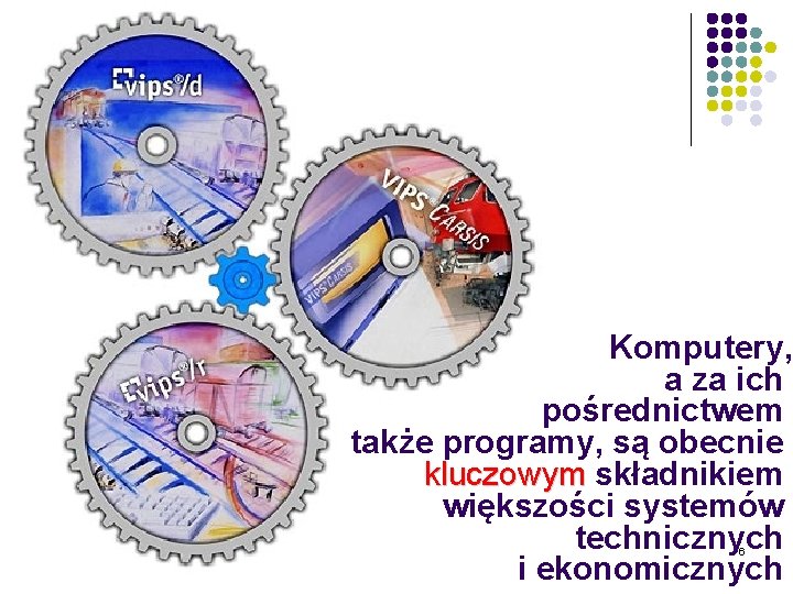 Komputery, a za ich pośrednictwem także programy, są obecnie kluczowym składnikiem większości systemów technicznych