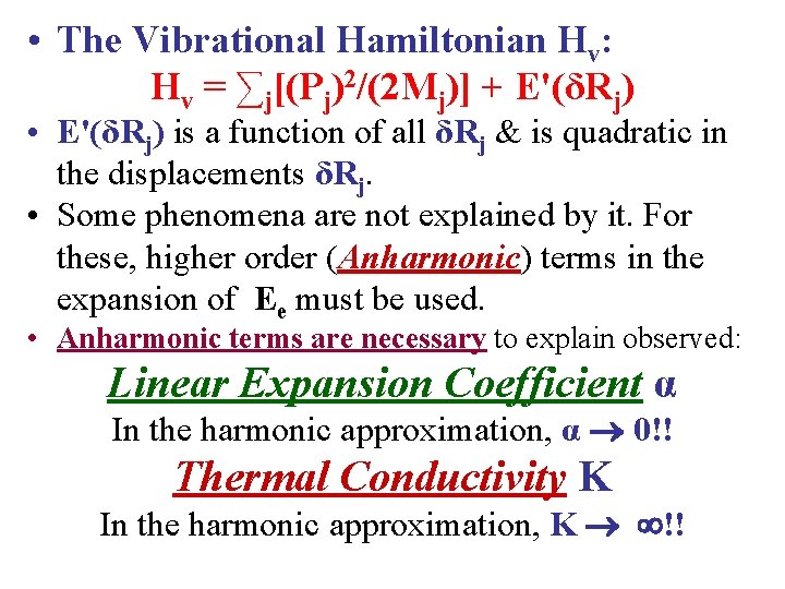 Lattice Vibrations Phonons B Bw Ch 7 Yc