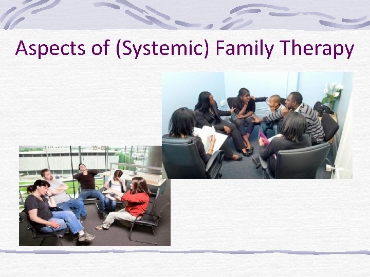 Aspects of (Systemic) Family Therapy 