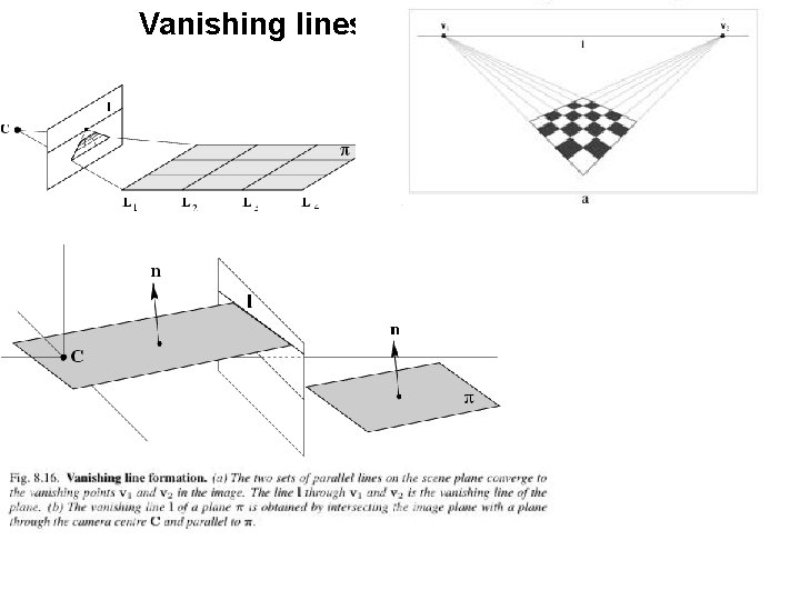 Vanishing lines 