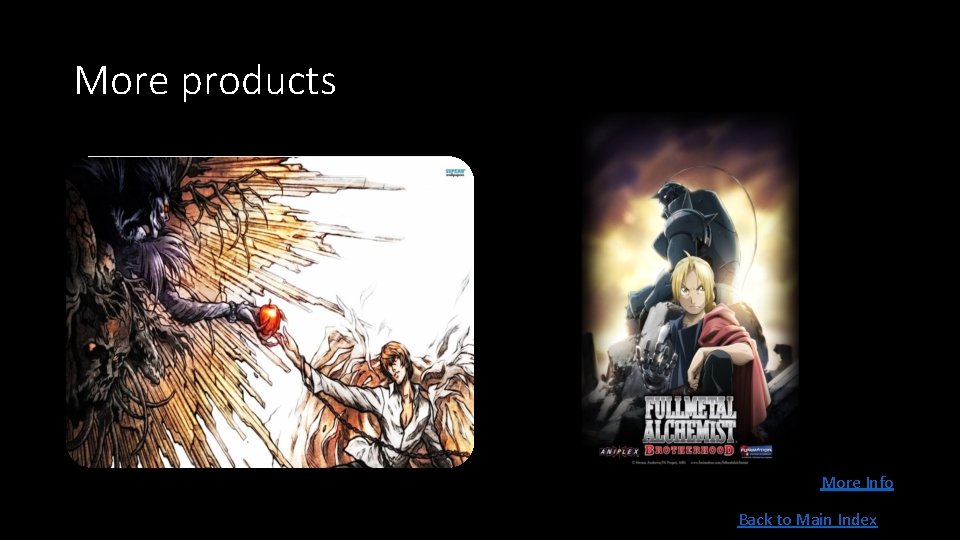 More products More Info Back to Main Index 