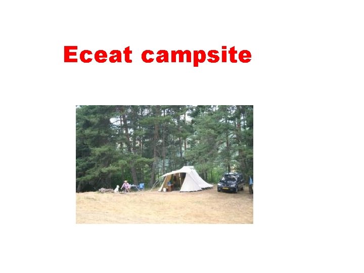 Eceat campsite 