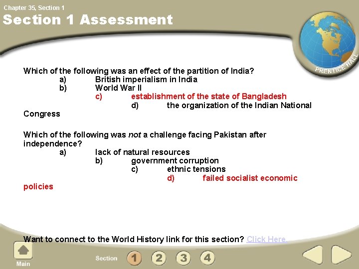 Chapter 35, Section 1 Assessment Which of the following was an effect of the