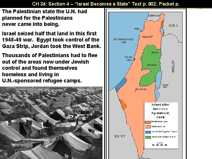 CH Chapter 35, Section 34: Section 4 – “Israel Becomes a State” Text p.