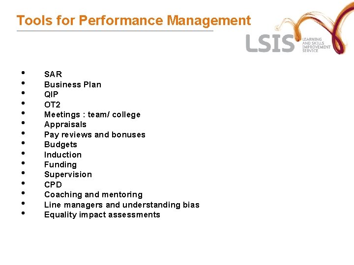 Tools for Performance Management • • • • SAR Business Plan QIP OT 2 Tools for Performance Management • • • • SAR Business Plan QIP OT 2