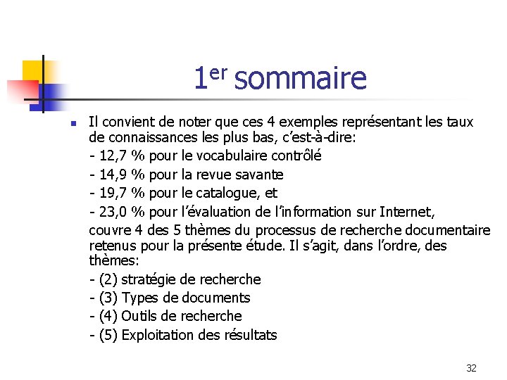 1 er sommaire n Il convient de noter que ces 4 exemples représentant les 1 er sommaire n Il convient de noter que ces 4 exemples représentant les