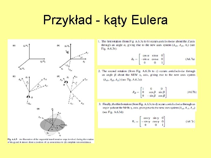Przykład - kąty Eulera 