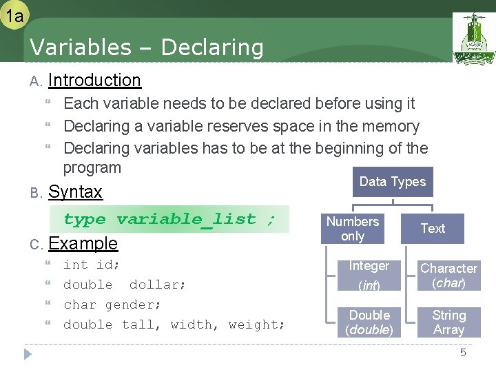 Problem Solving and Program Design in C 5