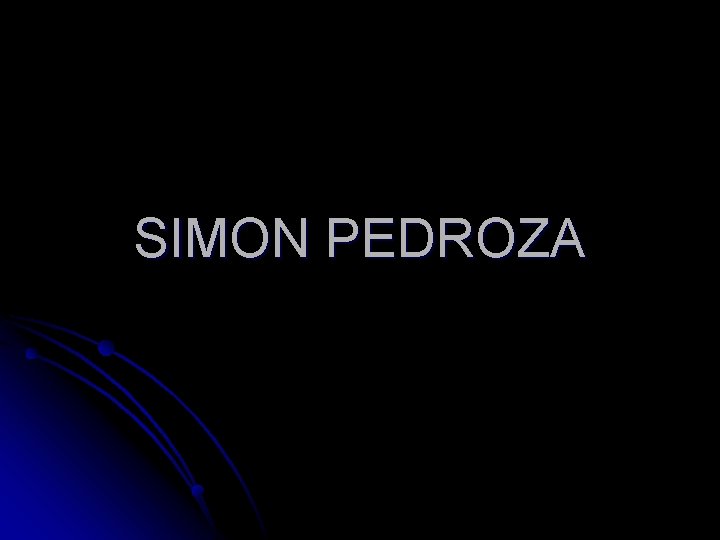 SIMON PEDROZA 