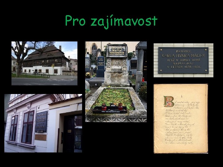 Pro zajímavost. 