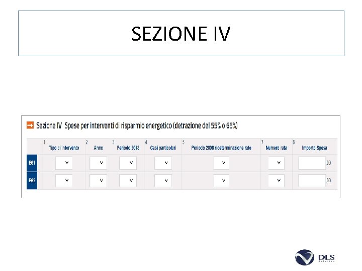 SEZIONE IV 