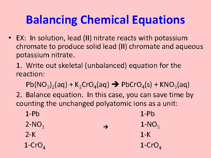 Chapter 6 Intro to Chemical Reactions Think of