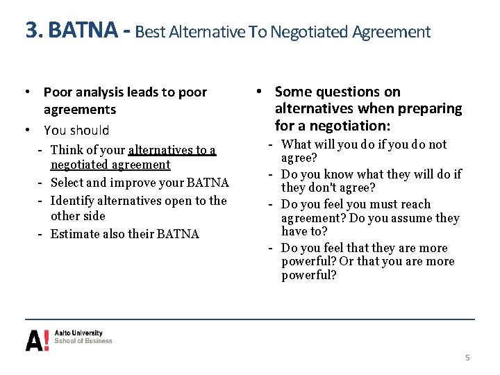 Negotiation Analytics 30 C 02000 Jyrki Wallenius Lecture