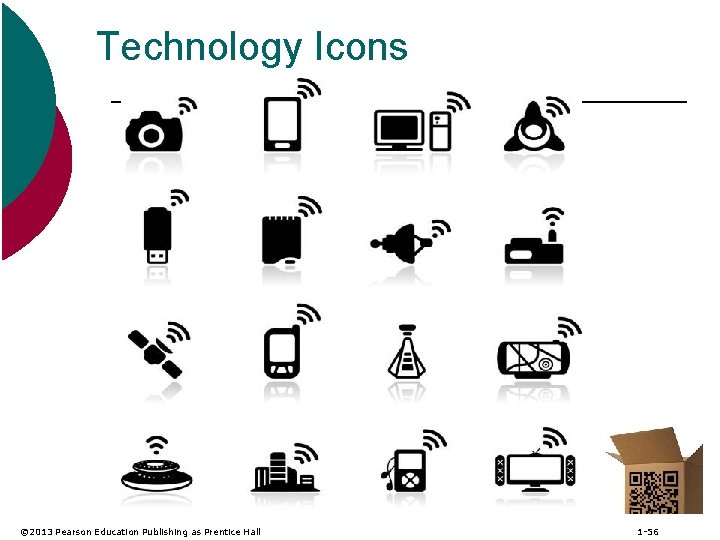 Technology Icons © 2013 Pearson Education Publishing as Prentice Hall 1 -56 