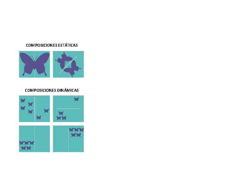 COMPOSICIONES ESTÁTICAS COMPOSICIONES DINÁMICAS 