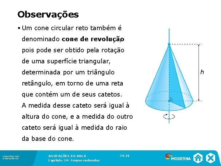 Captulo 24 CONEXES COM A MATEMTICA Corpos redondos
