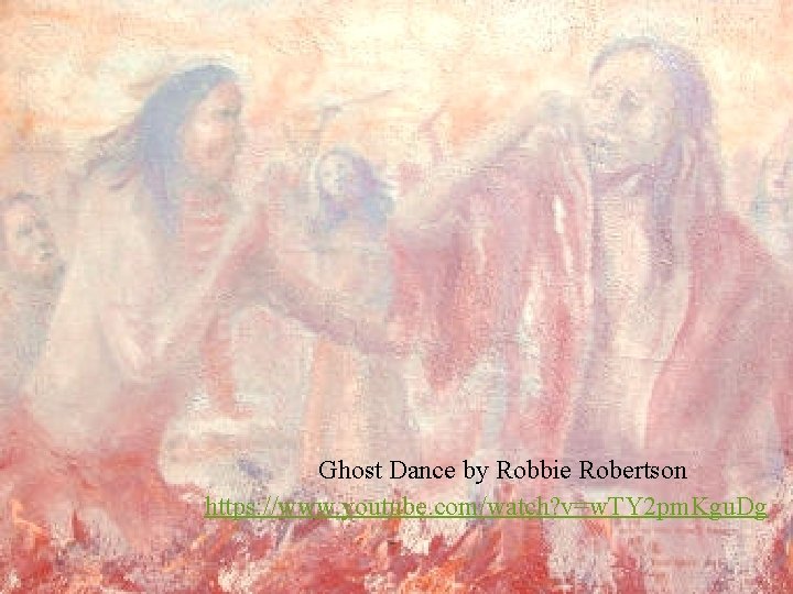 Excerpt from the Ghost Dance “Dance”, said the dream. “Dance to call those ghosts