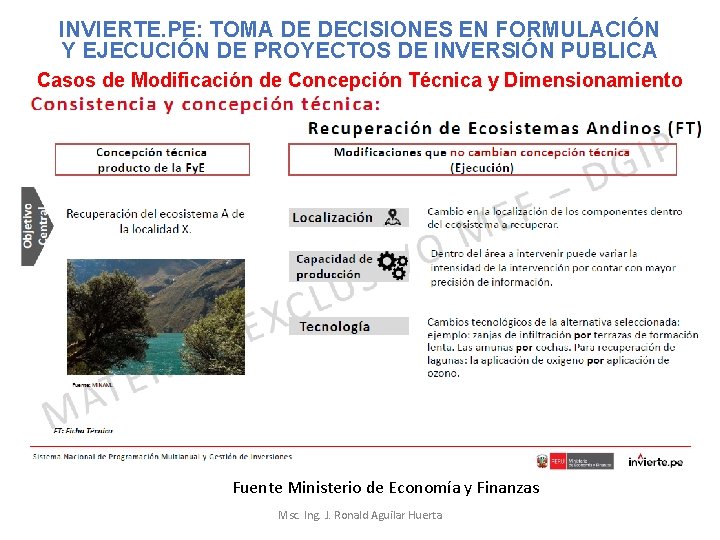 INVIERTE. PE: TOMA DE DECISIONES EN FORMULACIÓN Y EJECUCIÓN DE PROYECTOS DE INVERSIÓN PUBLICA