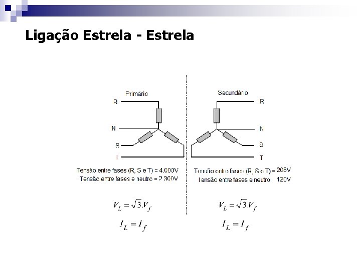 Ligação Estrela - Estrela 