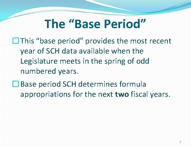 Basic Year Formula Funding Katherine Bontrager Associate Vice President Planning