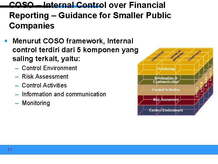 COSO – Internal Control over Financial Reporting – Guidance for Smaller Public Companies §