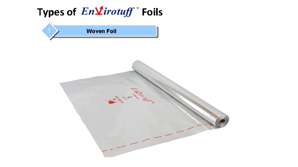 Types of 1  Woven Foils 