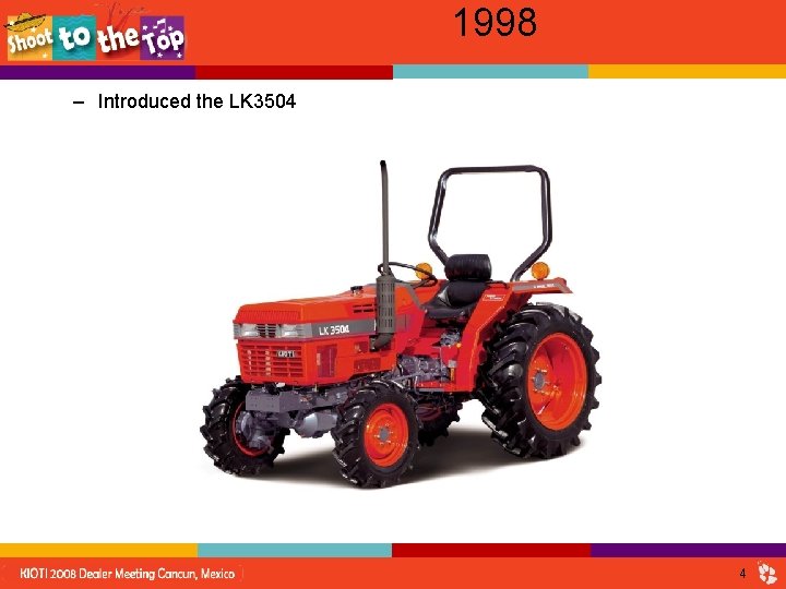 1998 – Introduced the LK 3504 4 