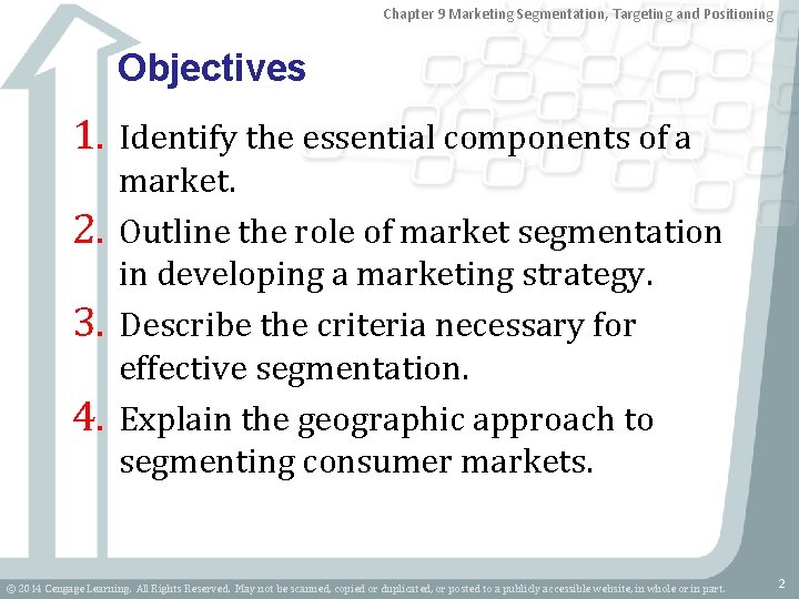 Chapter 9 MARKETING SEGMENTATIO N TARGETING AND POSITIONING