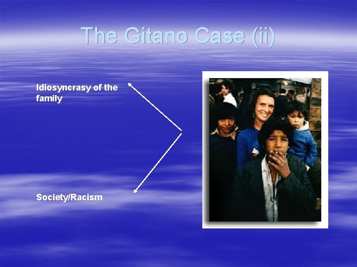 The Gitano Case (ii) Idiosyncrasy of the family Society/Racism 
