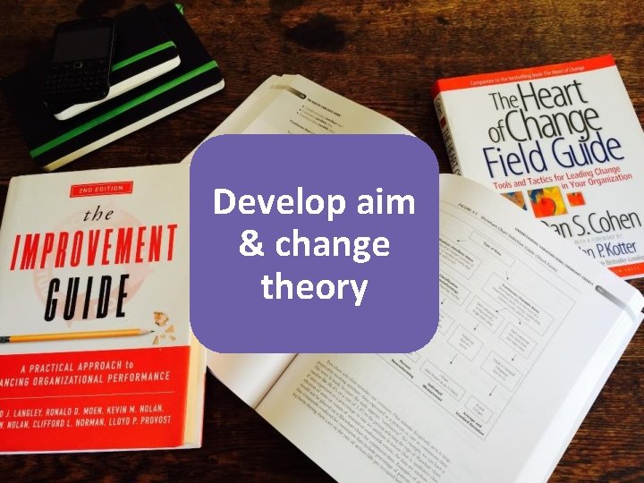 Develop aim & change theory 