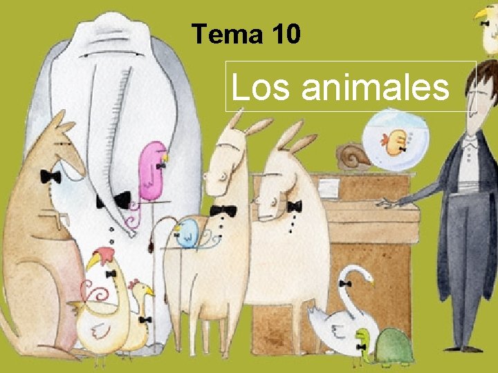 Tema 10 Los animales 