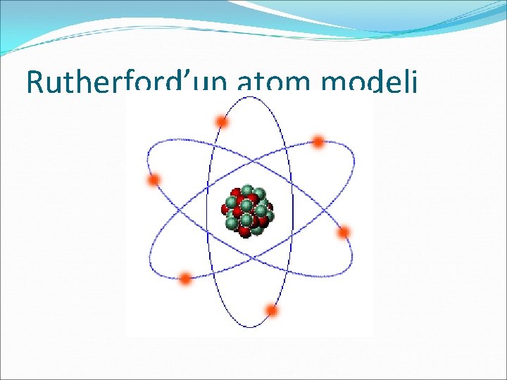 Rutherford’un atom modeli 