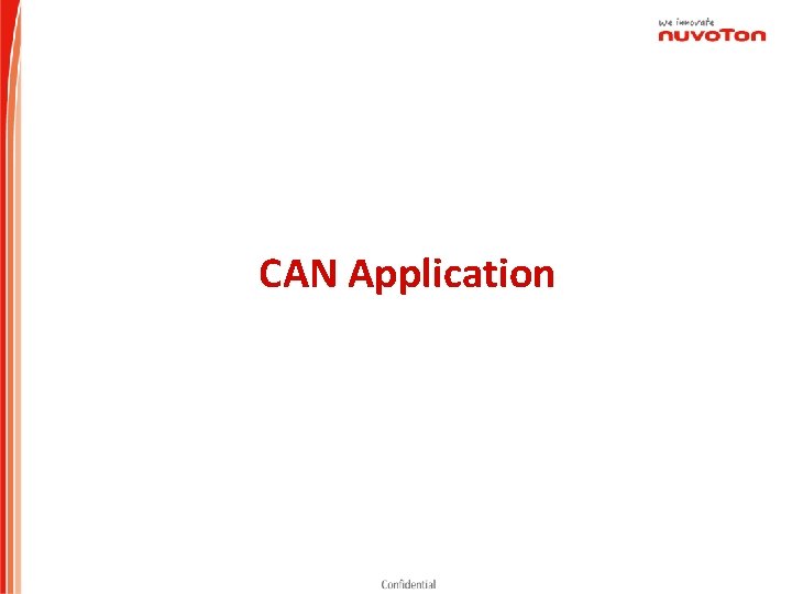CAN Application 