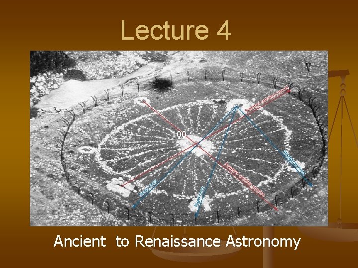 Lecture 4 100 Ancient to Renaissance Astronomy 