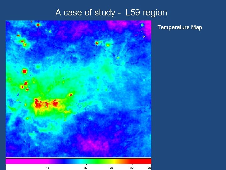 A case of study - L 59 region Temperature Map 