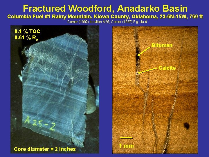 Fractured Woodford, Anadarko Basin Columbia Fuel #1 Rainy Mountain, Kiowa County, Oklahoma, 23 -6 Fractured Woodford, Anadarko Basin Columbia Fuel #1 Rainy Mountain, Kiowa County, Oklahoma, 23 -6