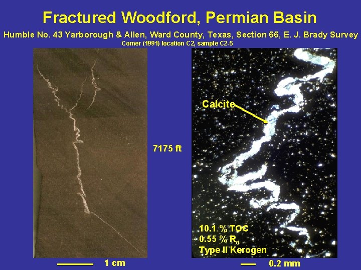 Fractured Woodford, Permian Basin Humble No. 43 Yarborough & Allen, Ward County, Texas, Section Fractured Woodford, Permian Basin Humble No. 43 Yarborough & Allen, Ward County, Texas, Section
