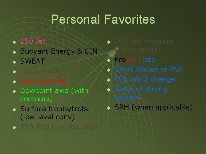 Personal Favorites u u u u 250 Jet Buoyant Energy & CIN SWEAT Lapse