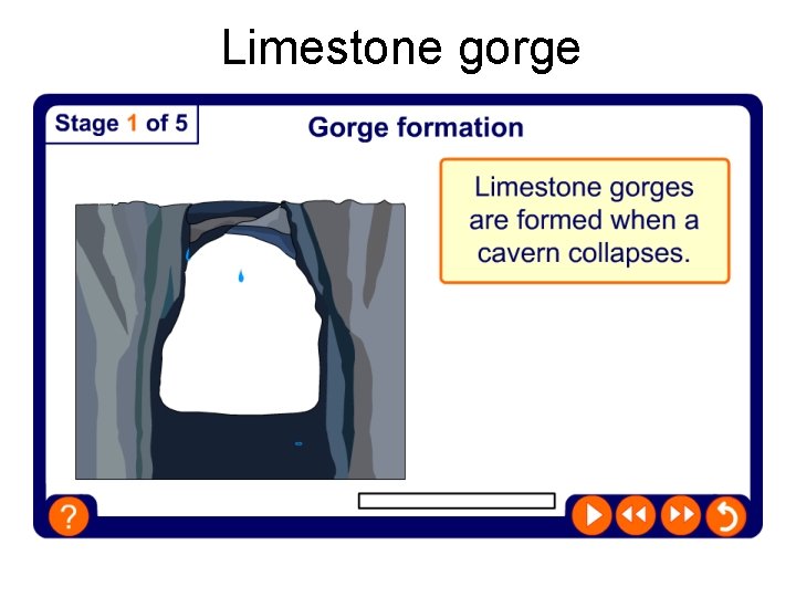 Limestone gorge 