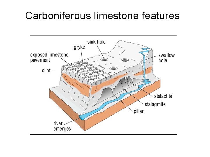 Carboniferous limestone features 